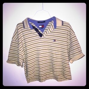 Cropped Tommy Hilfiger polo shirt